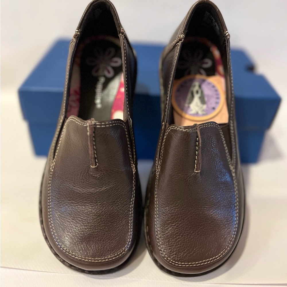 Girls Hush Puppies Yang Brown School Shoes 12.5 M